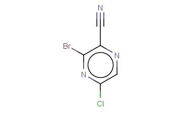 3-溴-5-<span class='lighter'>氯</span><span class='lighter'>吡</span><span class='lighter'>嗪</span>-2-甲腈