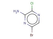6-溴-3-氯<span class='lighter'>吡</span><span class='lighter'>嗪</span>-2-胺