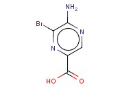 2-<span class='lighter'>AMINO-3-BROMOPYRAZINE-5-CARBOXYLIC</span> ACID