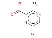 3-<span class='lighter'>氨基</span>-6-溴<span class='lighter'>吡</span><span class='lighter'>嗪</span>-2-甲酸