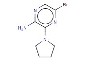 5-溴-3-吡咯烷-1-基-<span class='lighter'>吡</span><span class='lighter'>嗪</span>-2-胺