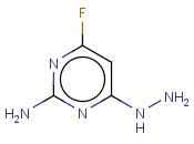 2-<span class='lighter'>氨基</span>-6-氟-4-肼基<span class='lighter'>嘧啶</span>