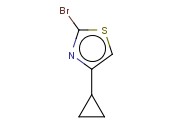 2-溴-4-<span class='lighter'>环</span><span class='lighter'>丙基</span>噻唑