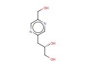 1,2-丙二醇,3-[5-(羟甲基)<span class='lighter'>吡</span><span class='lighter'>嗪</span>基]-,(S)-(9CI)