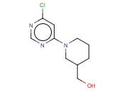 1-(6-氯-4-嘧啶基)-3-哌啶<span class='lighter'>甲醇</span>