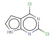 <span class='lighter'>2,4-DICHLORO-7H-PYRROLO</span>[2,3-D]<span class='lighter'>PYRIMIDINE</span>