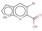 5-<span class='lighter'>溴</span>-7-氮杂-<span class='lighter'>吲哚</span>-6-<span class='lighter'>羧酸</span>