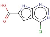 4-<span class='lighter'>CHLORO</span>-7H-PYRROLO[2,3-D]PYRIMIDINE-6-<span class='lighter'>CARBOXYLIC</span> ACID