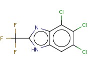 5,6,7-TRICHLORO-2-TRIFLUOROMETHYLBENZIMIDAZOLE
