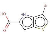 3-<span class='lighter'>溴</span>-4H-<span class='lighter'>噻吩</span>并[3,2-b]吡咯-5-<span class='lighter'>羧酸</span>