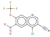 4-CHLORO-6-NITRO-7-(TRIFLUOROMETHOXY)-<span class='lighter'>3-QUINOLINECARBONITRILE</span>