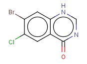 <span class='lighter'>7-BROMO-6-CHLORO-4-QUINAZOLINONE</span>