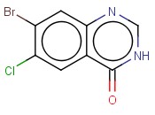 <span class='lighter'>7-BROMO-6-CHLORO-4-QUINAZOLINONE</span>