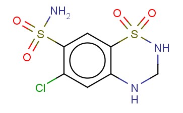 <span class='lighter'>6-CHLORO-7-SULFAMYL-3,4-DIHYDRO-1,2,4-BENZOTHIADIAZINE</span> <span class='lighter'>1,1</span>-DIOXIDE
