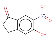5-HYDROXY-6-NITRO-1-<span class='lighter'>INDANONE</span>