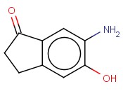 6-AMINO-5-HYDROXY-1-<span class='lighter'>INDANONE</span>