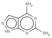 1H-PYRAZOLO[<span class='lighter'>3,4</span>-D]PYRIMIDINE-4,6-DIAMINE