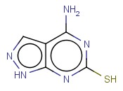 4-<span class='lighter'>氨基</span>-6-巯基<span class='lighter'>吡唑</span>并[3,4-d]嘧啶