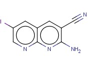 2-AMINO-6-<span class='lighter'>IODO</span>-[1,8]NAPHTHYRIDINE-3-CARBONITRILE