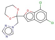1-{[2-(5,7-二氯-1-<span class='lighter'>苯</span>并呋喃-2-基)-1,3-二噁烷-2-基]甲基}-1H-1,2,4-<span class='lighter'>三</span><span class='lighter'>唑</span>