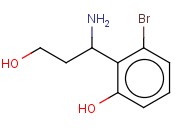 2-(1-AMINO-3-HYDROXYPROPYL)-3-<span class='lighter'>BROMOPHENOL</span>