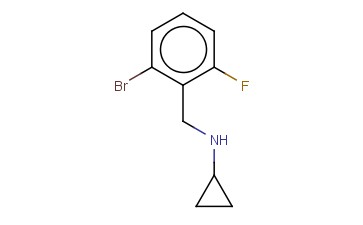 N-CYCLOPROPYL 2-BROMO-6-<span class='lighter'>FLUOROBENZYLAMINE</span>