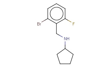 N-CYCLOPENTYL 2-BROMO-6-<span class='lighter'>FLUOROBENZYLAMINE</span>