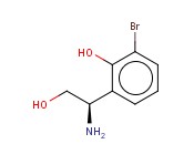 2-((1R)-1-AMINO-2-HYDROXYETHYL)-6-<span class='lighter'>BROMOPHENOL</span>