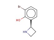 2-((2R)AZETIDIN-2-YL)-6-<span class='lighter'>BROMOPHENOL</span>