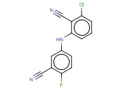 5-[(3-CHLORO-2-CYANOPHENYL)AMINO]-<span class='lighter'>2-FLUOROBENZONITRILE</span>