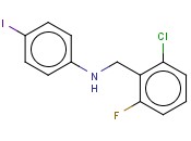 N-[(2-CHLORO-6-FLUOROPHENYL)METHYL]-<span class='lighter'>4-IODOANILINE</span>