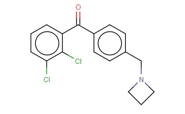 4'-<span class='lighter'>AZETIDINOMETHYL-2,3-DICHLOROBENZOPHENONE</span>