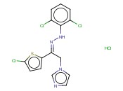 (E)-1-(5-氯-2-噻吩<span class='lighter'>基</span>-2-(1H)-咪唑-1-<span class='lighter'>基</span>)乙酮(2,6-二氯苯基)腙<span class='lighter'>盐酸盐</span>