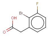 2-BROMO-3-<span class='lighter'>FLUOROPHENYLACETIC</span> ACID