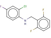 2-CHLORO-N-[(2,6-DIFLUOROPHENYL)METHYL]-<span class='lighter'>4-IODOANILINE</span>