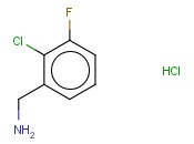 2-CHLORO-3-<span class='lighter'>FLUOROBENZYLAMINE</span> HYDROCHLORIDE
