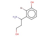 3-(1-AMINO-3-HYDROXYPROPYL)-2-<span class='lighter'>BROMOPHENOL</span>