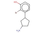 3-(3-AMINOCYCLOPENTYL)-2-<span class='lighter'>BROMOPHENOL</span>