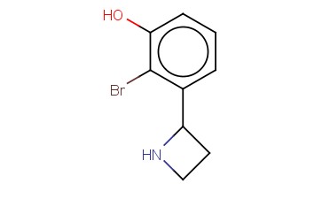 3-AZETIDIN-2-YL-2-<span class='lighter'>BROMOPHENOL</span>