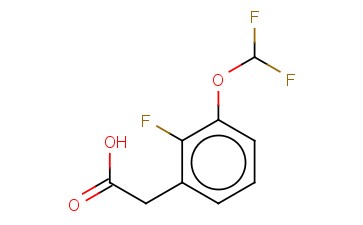 3-(DIFLUOROMETHOXY)-<span class='lighter'>2-FLUOROPHENYLACETIC</span> ACID