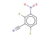 2,6-<span class='lighter'>DIFLUORO</span>-3-NITROBENZONITRILE