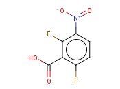 2,6-<span class='lighter'>DIFLUORO</span>-3-NITROBENZOIC ACID
