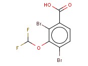 2,4-二<span class='lighter'>溴</span>-3-(二氟甲氧基)<span class='lighter'>苯甲酸</span>