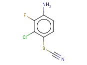 3 - 氯-2 - <span class='lighter'>氟</span>-4 - 硫氰基<span class='lighter'>苯胺</span>
