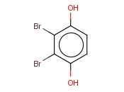 <span class='lighter'>1,4-DIHYDROXY-2,3-DIBROMOBENZENE</span>
