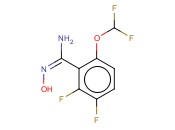 <span class='lighter'>6-DIFLUOROMETHOXY-2,3-DIFLUORO-N-HYDROXY-BENZAMIDINE</span>