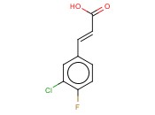 3-<span class='lighter'>CHLORO</span>-4-FLUOROCINNAMIC ACID