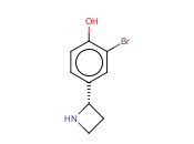 4-((2S)AZETIDIN-2-YL)-2-<span class='lighter'>BROMOPHENOL</span>