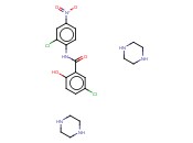 5-氯-N-(2-氯-4-硝基苯基)-2-羟基苯甲酰胺<span class='lighter'>和</span>哌嗪<span class='lighter'>的</span>混合物 (2:1)