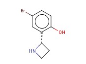 2-((2S)AZETIDIN-2-YL)-4-<span class='lighter'>BROMOPHENOL</span>